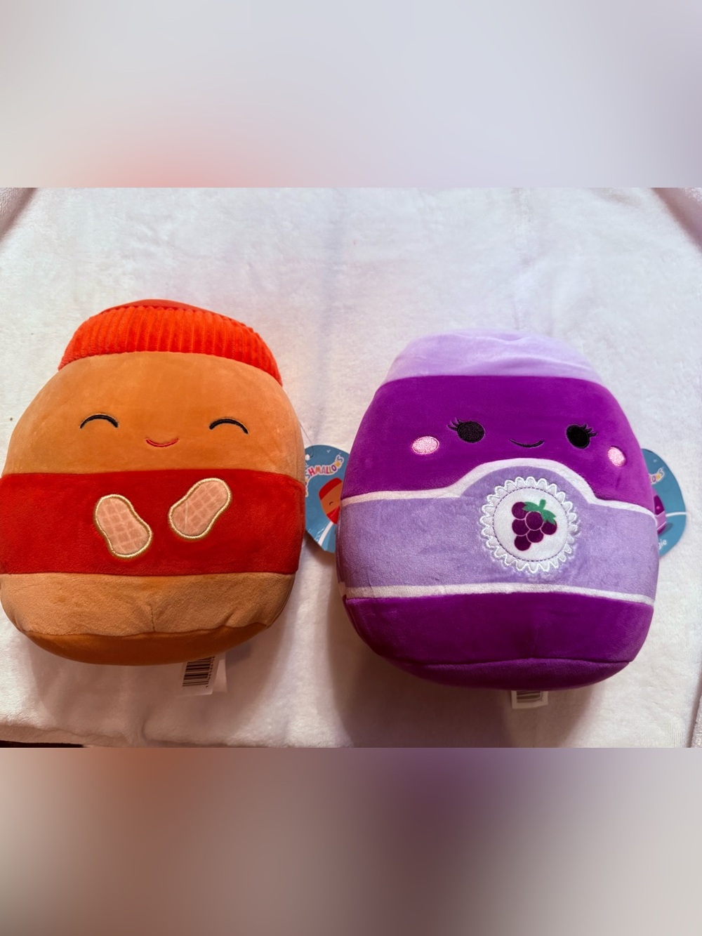 Squishmallows Peanut Butter and Grape Jelly